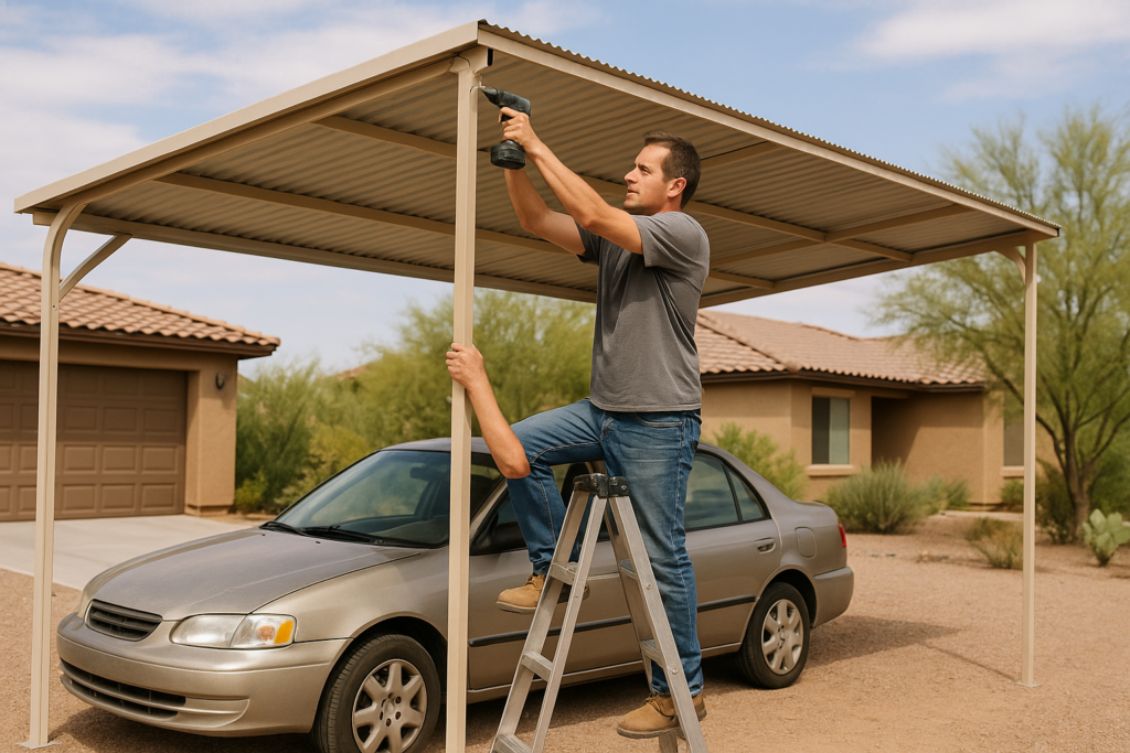 Read more about the article DIY Tips: Installing Your Own Carport Canopy