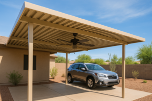 Read more about the article Ultimate Comfort: Carports with Fans for a Cooler Summer