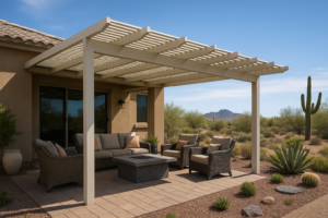 Read more about the article Elegant and Practical Patio Cover Roofing Options