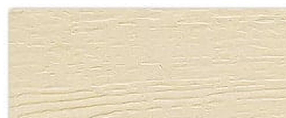 Alumawood Desert Sand pergola color sample with woodgrain finish