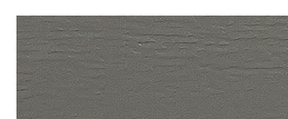 Alumawood Graphite pergola color sample with woodgrain finish