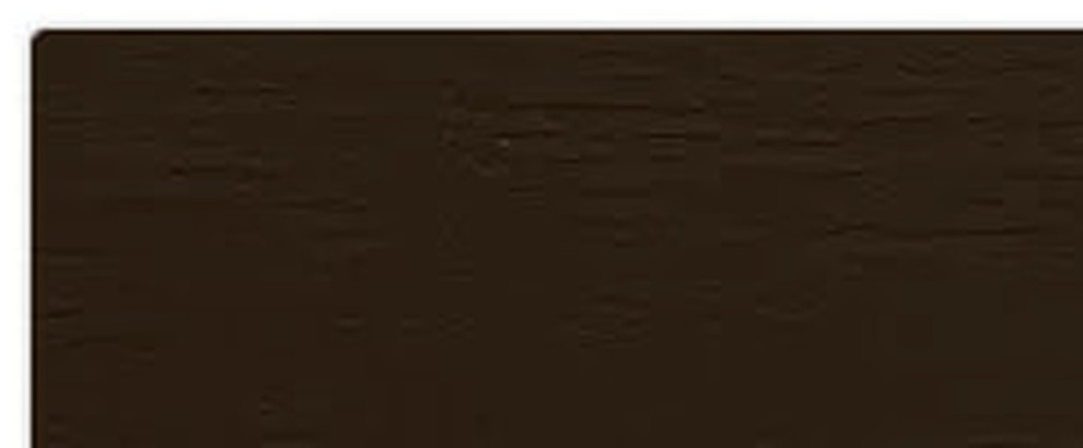 Alumawood Spanish Brown pergola color sample with woodgrain finish